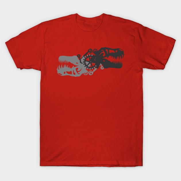 Double Tyrannosaurus T-Shirt by Scienceosaurus